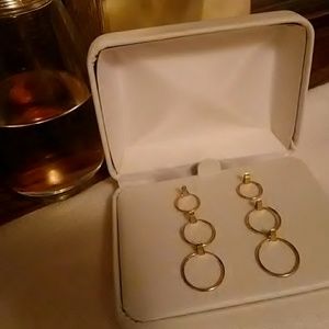 3 pair 10k gold Earrings